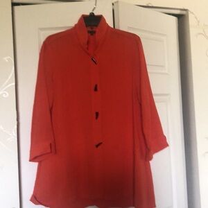 John Mark Orange Tunic Size M